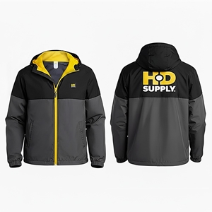 SOFTSHELL RAIN RESISTANT HOODED JACKET