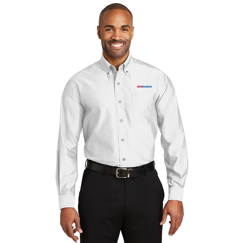 MEN'S RED HOUSE NON IRON PINPOINT OXFORD