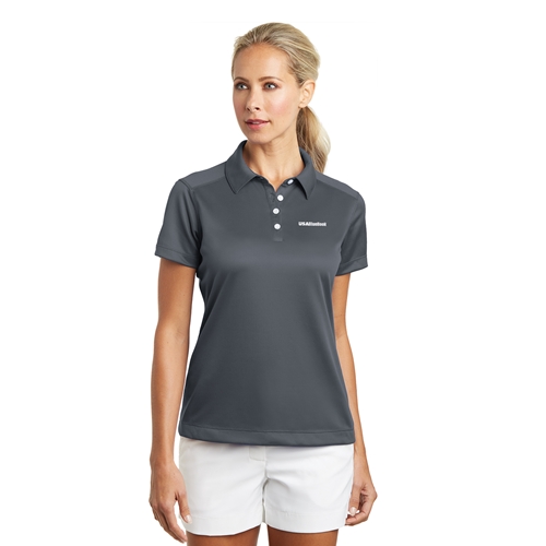 LADIES NIKE PEBBLE TEXTURE POLO