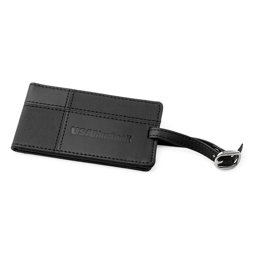 TUSCANY DUO-TEXTURED LUGGAGE TAG