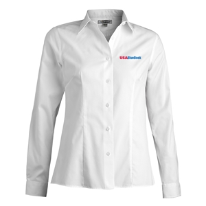 LADIES WRINKLE-FREE LONG SLEEVE BLOUSE