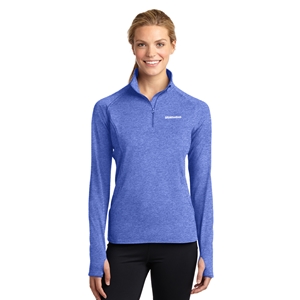 SPORT TEK LADIES SPORT WICK 1/2 ZIP PULLOVER