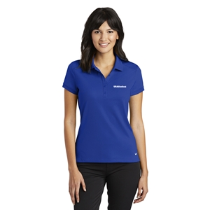 WOMEN'S NIKE DRI-FIT SOLID ICON PIQUE POLO