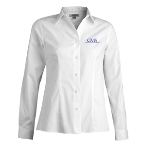 LADIES WRINKLE-FREE LONG SLEEVE BLOUSE