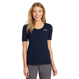 LADIES SCOOP NECK SWEATER