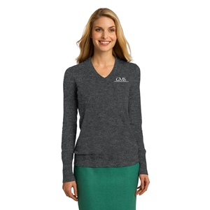 LADIES V-NECK SWEATER