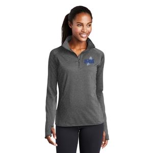 LADIES SPORT WICK 1/2 ZIP PULLOVER