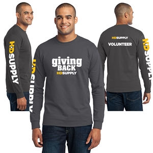 UNISEX LONG SLEEVE VOLUNTEER T-SHIRT