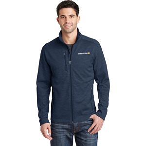 MENS STRIPE FLEECE JACKET