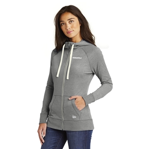 NEW ERA LADIES SUEDED FULL ZIP HOODIE