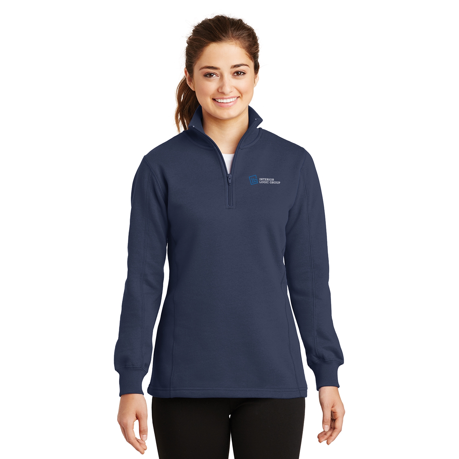 Interior Logic Company Store - LADIES SPORT TEK 1/4 ZIP SWEATSHIRT